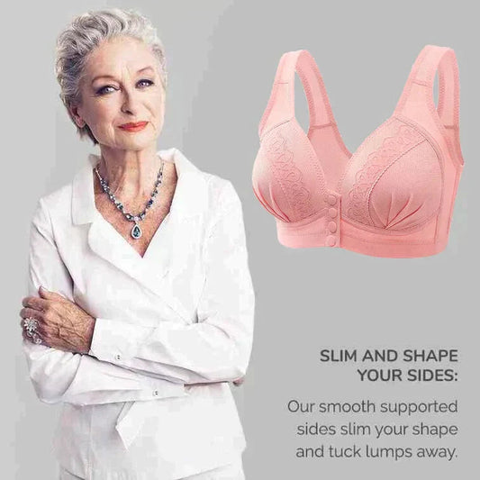 Elöl záródó lélegző pamut női melltartó| Playtex