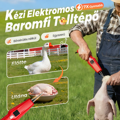 🦆🔥2026 AKCIÓ 🔥🐓Elektromos baromfi tolltépő gép – Egyszerű tolltépés, idő- és energiamegtakarítás!