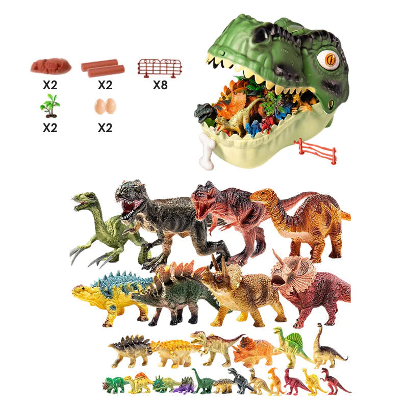 🦕 Gyermeked folyton csak a kéthez ragaszkodik? Próbáld ki ezt a izgalmas dinoszaurusz szettet! 🦖 Oktató és szórakoztató dinoszaurusz játék szett