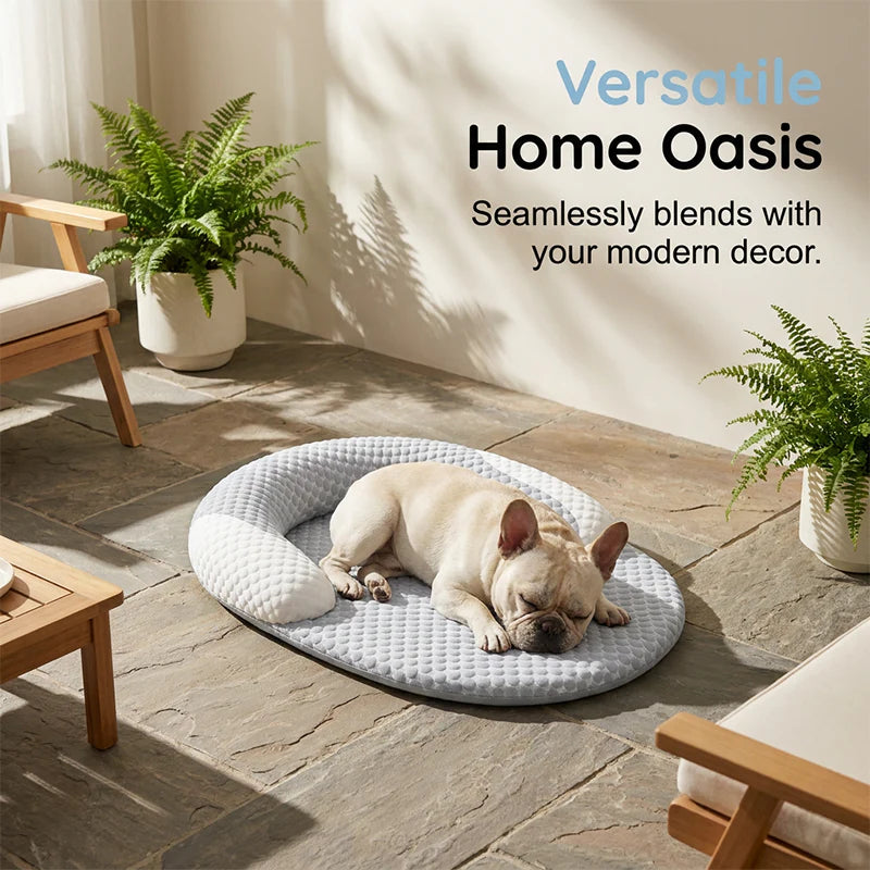 🐶😻 Kifejezetten kutyák és macskák számára tervezett, lélegző, hűsítő alvómatrac – kényelmes és bőrbarát hűsítő hatás
