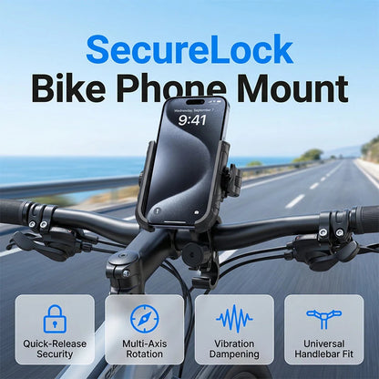 Kerékpárra szerelhető mobiltelefon-tartó🚴