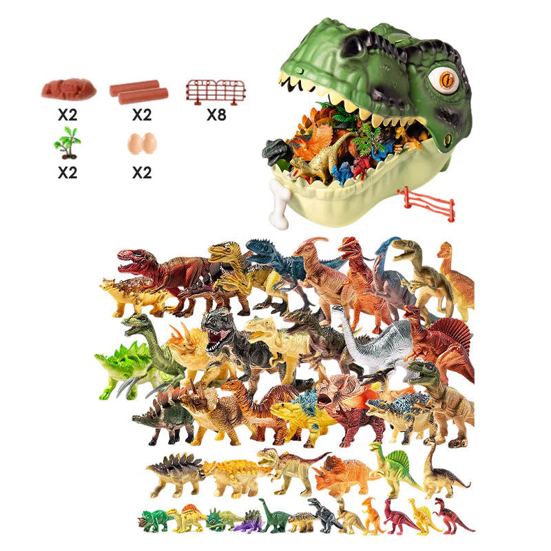 🦕 Gyermeked folyton csak a kéthez ragaszkodik? Próbáld ki ezt a izgalmas dinoszaurusz szettet! 🦖 Oktató és szórakoztató dinoszaurusz játék szett