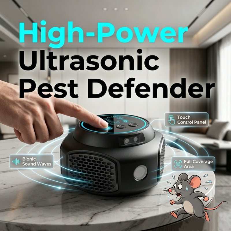 🦟 🐀High-Power Ultrasonic Pest Repeller – Hatékony és vegyszermentes kártevővédelem!🛡️