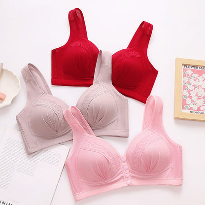 Elöl záródó lélegző pamut női melltartó| Playtex