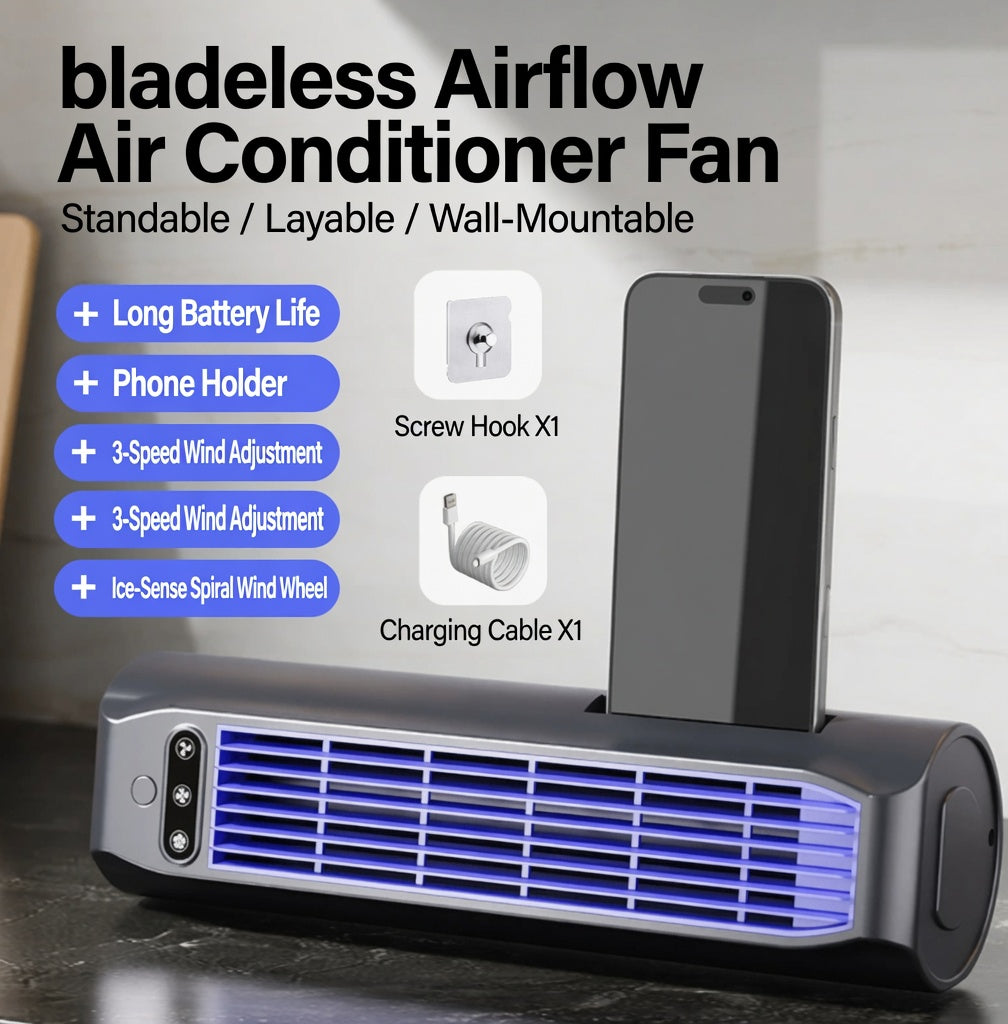 🥵 Otthonodban meleg van és nem szereted a zajos hagyományos ventilátorokat? 🪭 Asztali, lapát nélküli cirkulációs ventilátor