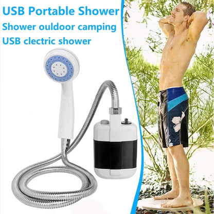 🚿Külső hordozható zuhany USB-ről való táplálással