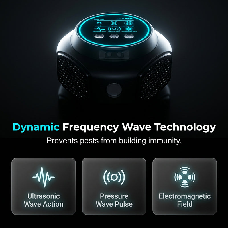 🦟 🐀High-Power Ultrasonic Pest Repeller – Hatékony és vegyszermentes kártevővédelem!🛡️