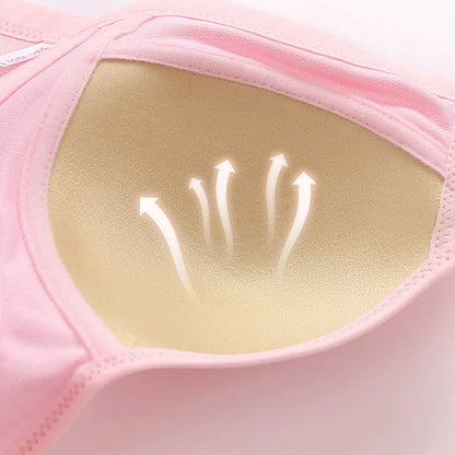 Elöl záródó lélegző pamut női melltartó| Playtex