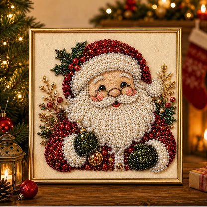 🎄🎅 Karácsonyi festőkészlet gyöngyökkel és strasszokkal, kézműves foglalkozás gyerekeknek és felnőtteknek