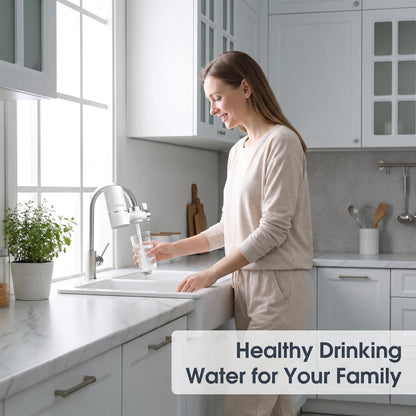 😩 Zavar a csapvízben lévő szennyeződés és kellemetlen íz? 💧5 fokozatú szűrőrendszerű csapvízszűrő közvetlen fogyasztásra