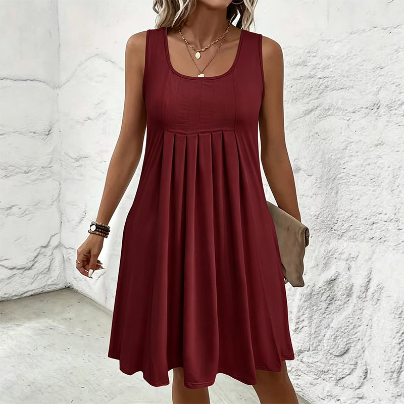 👗 Reggel öltözködési fejtörés? Ezzel a szoknyával vége! Ujjatlan, redős szoknya