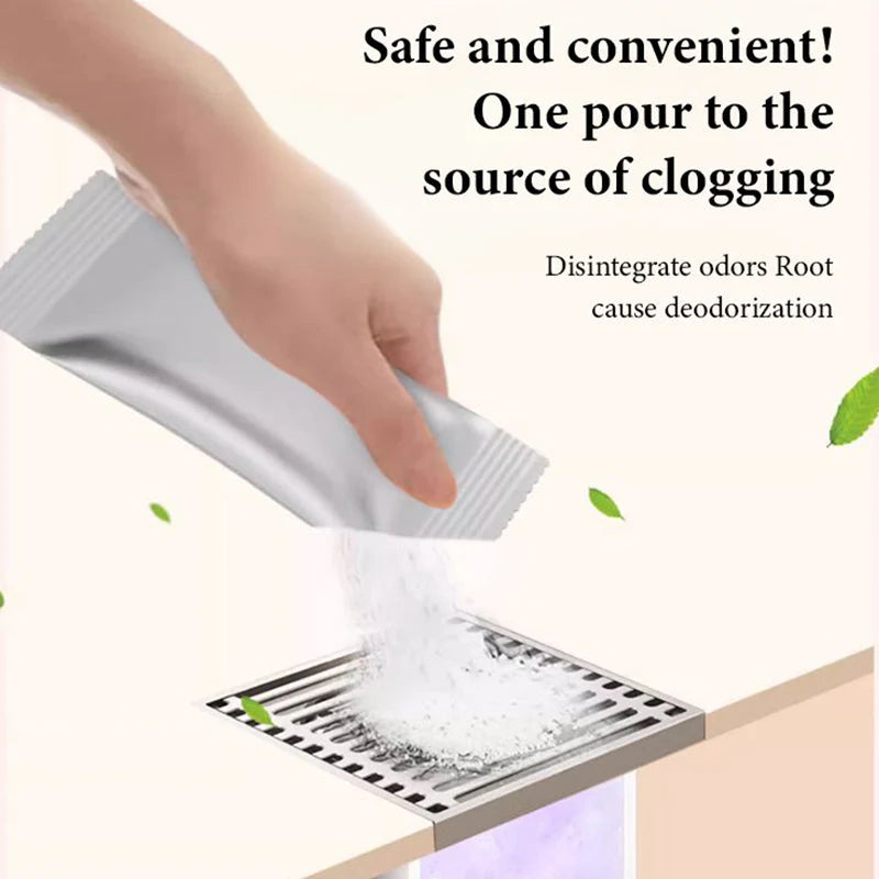 🌟 Többcélú lefolyópor – fellazítja, szagtalanítja és védi a csöveket! 🧼