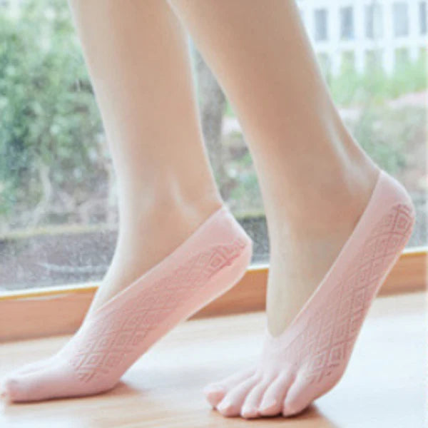 Végre kényelmes zokni minden napra!☀️ Uniszex láthatatlan korrekciós ötujjú zokni✨🧦