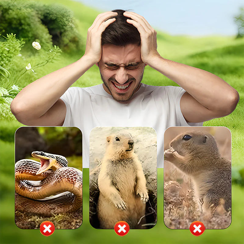 Unod, hogy vadállatok kárt okoznak a kertedben? 🦫🐰☀️ Napelemes ultrahangos kültéri állatriasztó