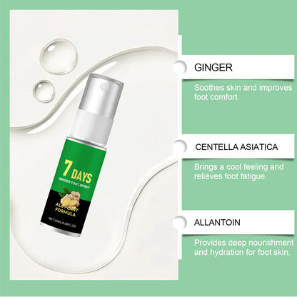 Gyömbéres lábápoló radír spray – 7 napos