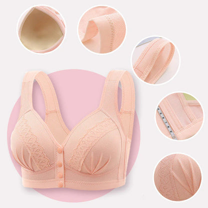 Elöl záródó lélegző pamut női melltartó| Playtex