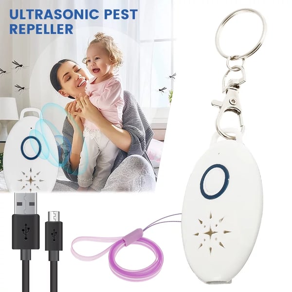 🦟 Ultrahangos kullancs- és bolhariasztó kutyáknak és macskáknak – Vegyszermentes védelem!🛡️ Hordozható parazita riasztó nyakörvre rögzíthető!