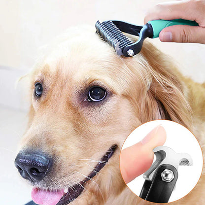 Téged is zavar a háziállat folyamatos szőrhullása otthon? 😩🐾 Kétoldalas fésű háziállatok szőrének eltávolításához – professzionális szőrtisztítás otthon!