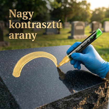 🐦Arany sírkő jelző a kifakult sírfeliratok helyreállításához🖌️