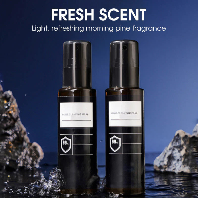 🪒✨ Gyors és alapos tisztító spray borotvapengékhez