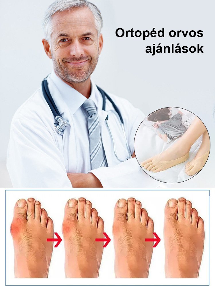 🔥Forró akció🔥Uniszex láthatatlan korrekciós ötujjú zokni