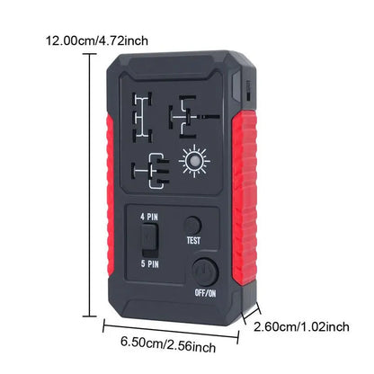 USB-C-s autórelé-tesztelő 4/5 pólusú relékhez