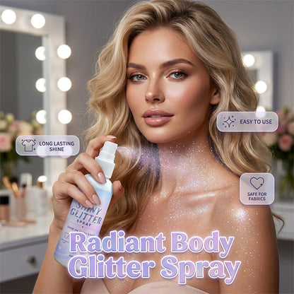 ✨ Unod az unalmas, egyszerű sminket? Body & Hair Glitter Spray – mikroszkopikus méretű csillámpor-részecskék