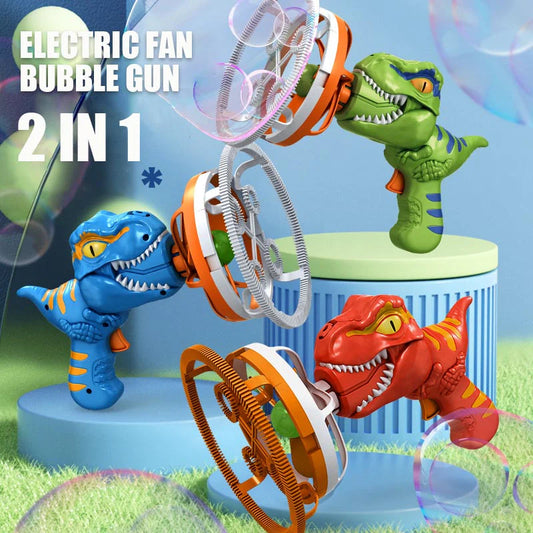 🎁✨ Elektromos láncos nagy buborékfújó gép – Folyamatos varázslat, lenyűgöző látvány 🌿🦖