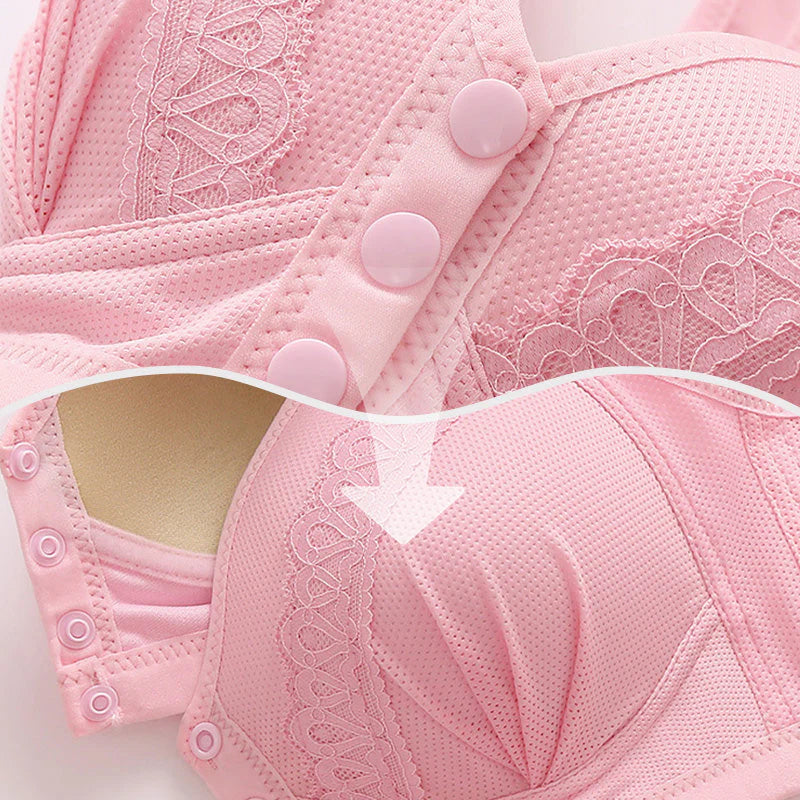 Elöl záródó lélegző pamut női melltartó| Playtex
