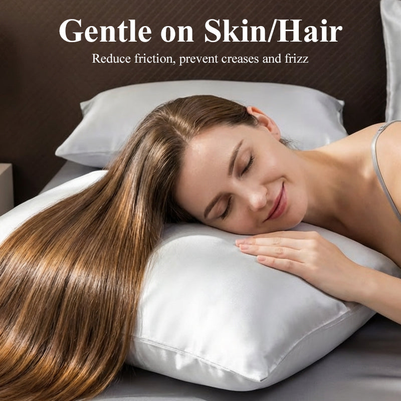 🛏️ Elegáns és puha kényelem a hálószobában! Egyszínű szatén ágynemű