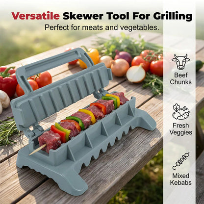 Grillezés sosem volt ilyen egyszerű!😋 Könnyen kezelhető grill-kebabkészítő nyárs