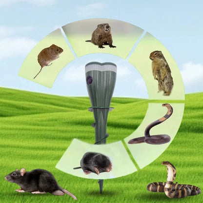 Unod, hogy vadállatok kárt okoznak a kertedben? 🦫🐰☀️ Napelemes ultrahangos kültéri állatriasztó