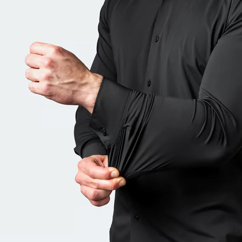 👔✨ Férfi, nagy rugalmasságú, gyűrődésmentes ing – elegancia kompromisszumok nélkül