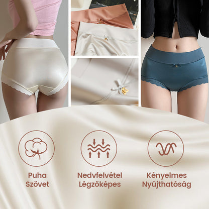 🩲 Antibakteriális női bugyi – nedvességszívó, illatmentes | Selymes anyag, kényelmes – Utánvét 💪