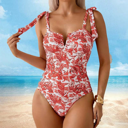 👙 Női, mintás egyrészes fürdőruha – Divatos, alakformáló és kényelmes 🌺🌊