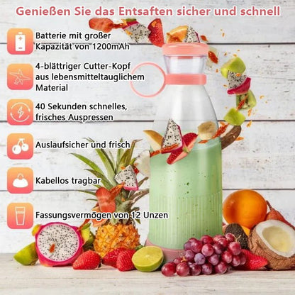 💥 A legkelendőbb hordozható gyümölcscentrifuga | 🌟Friss gyümölcslé bármikor, bárhol!
