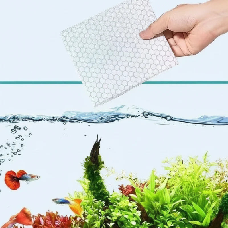 ✨ AKVÁRIUM TISZTÍTÓ LAPOK: 24h Kristálytiszta Víz + Szagok Eltávolítása! 🌊 Biztonságos halaknak & növényeknek 🌿🔮