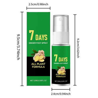 Gyömbéres lábápoló radír spray – 7 napos
