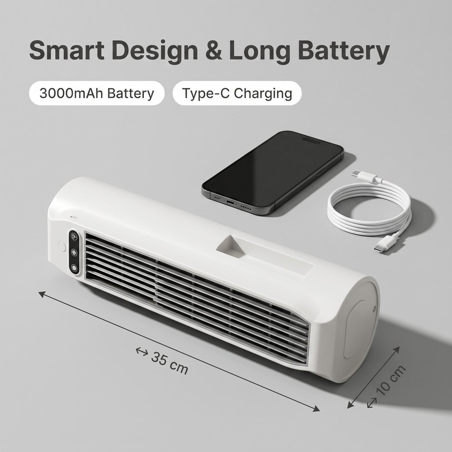 🥵 Otthonodban meleg van és nem szereted a zajos hagyományos ventilátorokat? 🪭 Asztali, lapát nélküli cirkulációs ventilátor
