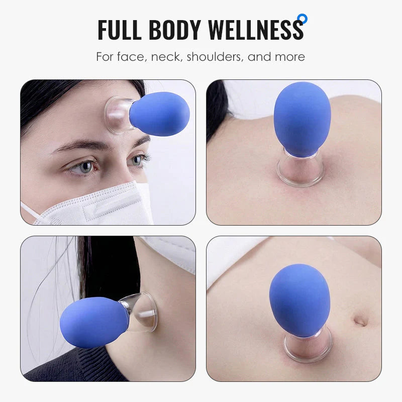 💆‍♀️✨ Üveg és szilikon vákuum-masszázs csészék – otthoni relaxáció és ápolás