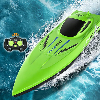 ✨ Kétmotoros, távirányítású gyorscsónak,🚤 remek ajándék gyerekeknek