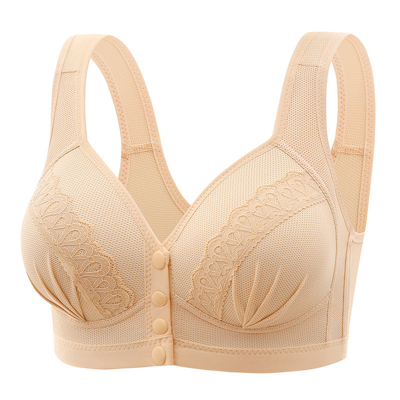 Elöl záródó lélegző pamut női melltartó| Playtex