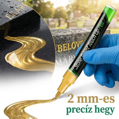 🐦Arany sírkő jelző a kifakult sírfeliratok helyreállításához🖌️