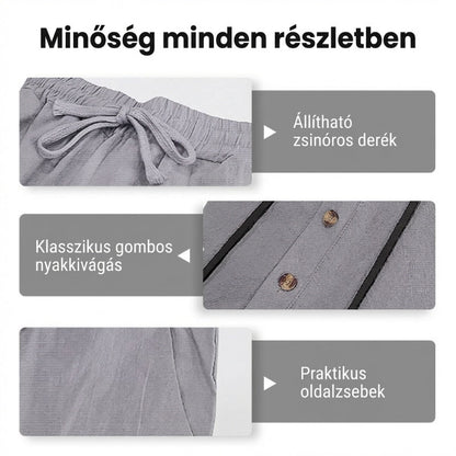👕Férfi kapucnis pulóver + nadrág szett – kényelem, stílus és sokoldalúság