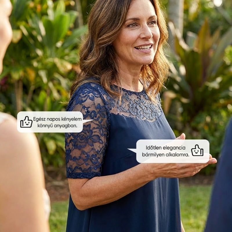 🥰 Keresel egy légies, nőies midi ruhát minden nyári programhoz? ⏰ UTOLSÓ NAPI PROMÓCIÓ - 40% KEDVEZMÉNY 💖 [S-3XL] 👗✨️ Női Réteges Háló A-vonalú Midi Ruha