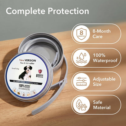 🐶🐱 Macskáknak és kutyáknak szánt bolha- és kullancsriasztó nyakörv