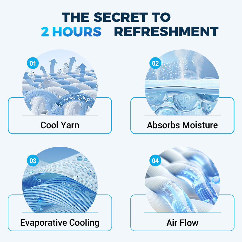Mycket absorberande kylhandduk, perfekt för användning när som helst, var som helst!