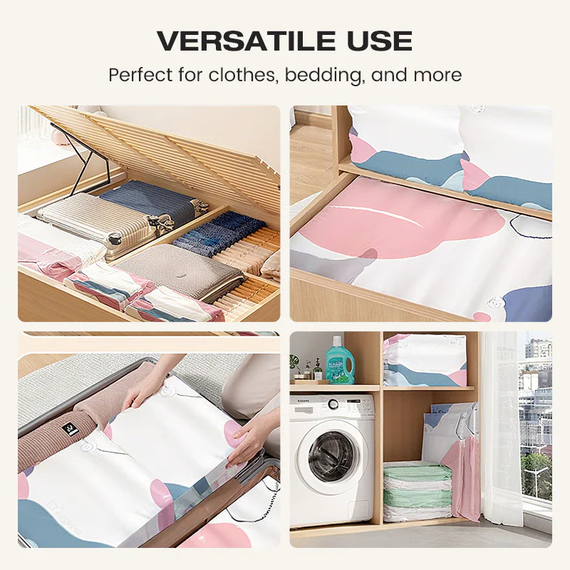 Szivattyú nélküli kompressziós zsákok – vákuumtárolás|Cozy Essential
