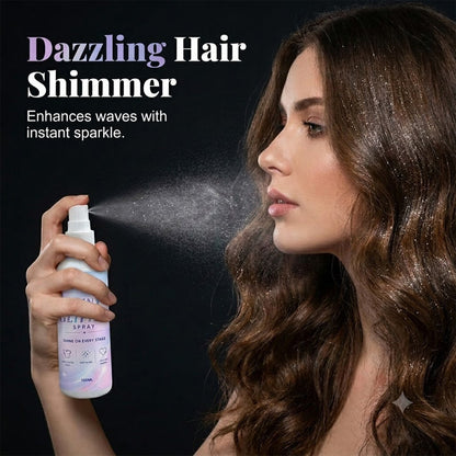 ✨ Unod az unalmas, egyszerű sminket? Body & Hair Glitter Spray – mikroszkopikus méretű csillámpor-részecskék