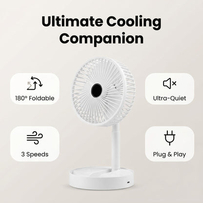 🌬️ Összecsukható, csatlakoztatható ventilátor 🍃